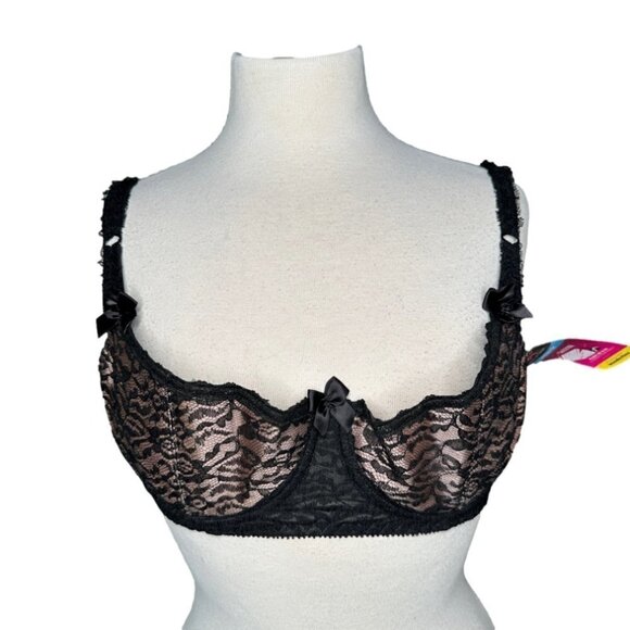 NEW Maidenform Black Push Up & In Wonderbra Size 36C - Picture 1 of 6